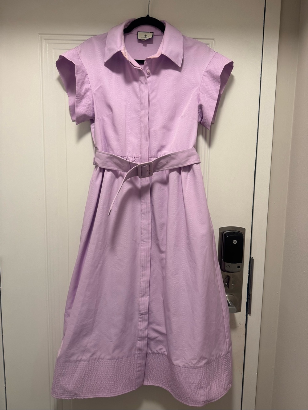 Tuckernuck Lavender Shirt Dress with Removable Belt